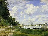 Claude Monet The Basin at Argenteuil painting